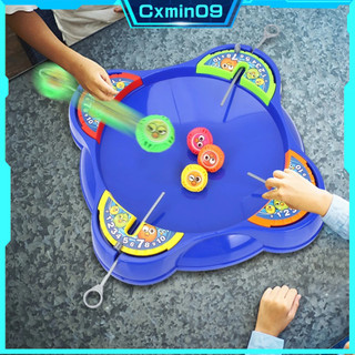 Bộ con quay nado sắt có, Bộ con quay có tay cầm + sàn đấu cực đỉnh, Trận đấu tay đôi thú vị Con quay Phụ kiện đồ chơi Dreidel Quà tặng trẻ em Cxmin09
