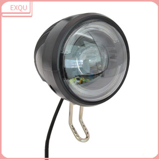 Đèn pha xe đạp điện Exqu Đèn pha đi đêm Đèn pha sáng 36V-48V