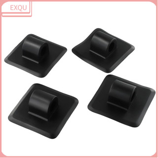 Exqu 4x Thuyền bơm hơi Thuyền buồm Bộ phận động cơ phía ngoài Giá đỡ gắn động cơ màu đen