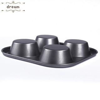 Cake Molds Baking Pan Carbon Steel Cupcake Tray High Temperature Resistance