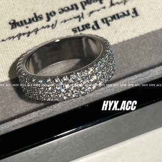 Nhẫn nữ ánh sáng sang trọng và đơn giản nhẫn kim cương full 3a nhẫn zircon