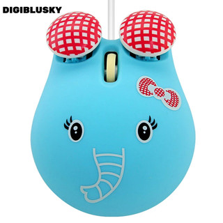 Digiblusky chuột có dây hình con rùa