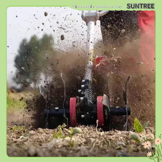 Đầu xới cỏ, đầu xới đất lắp, máy xới dụng cụ bánh xe 2 trong 1 máy làm cỏ xới đất đa năng máy xới bánh xe cắt cỏ và nới lỏng 28mm 9 răng suntree