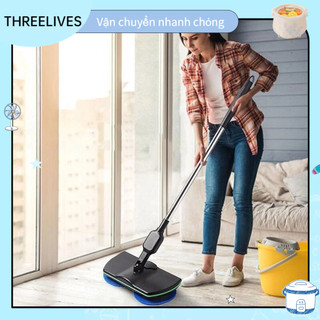 [Hàng Sẵn] Máy lau nhà điện không dây có thể sạc lại , cây lau nhà thông minh, máy lau sàn thiết kế chắc chắn THREELIVES