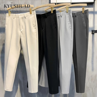 Quần nam KYUSHUAD phiên bản Hàn Quốc của doanh nhân đi làm quần giản dị xu hướng mỏng đơn giản