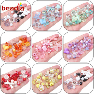 Hạt xâu Beadia bằng acrylic hỗn hợp phong cách Baroque dùng làm trang sức DIY