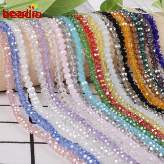 BEADIA Túi 120 Hạt Pha Lê Tròn 3mm Nhiều Màu Sắc Dùng Để Làm Đầm DIY