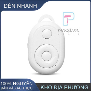 Điều khiển từ xa không dây Mini BT Remote Shutter Page Turner Phạm vi hiệu quả 10M Tương thích với điện thoại thông minh iOS / Android Máy tính bảng
