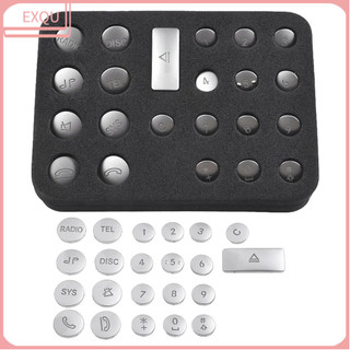 Car air condition cd-panel button trim for mercedes-benz c class w204 glk x204