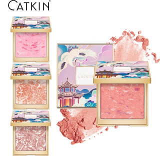 CATKIN ROSY BLUSH Phấn má hồng hiệu tự nhiên sáng  Phấn Má Mờ Lấp Lánh Làm Sáng  Tông Màu Da