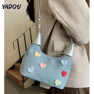 YADOU Túi xách thời trang Hàn Quốc dành cho nữ, túi đeo vai đeo chéo đơn giản và giản dị, đa năng
