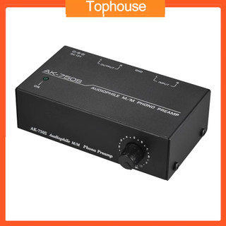 Ĩ Audiophile M/M Phono Preamp Preamplifier with Level Controls RCA Input & Output Interfaces