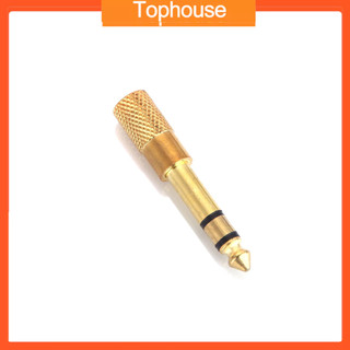 Giắc chuyển đổi cổng cắm 6.5mm thành đầu cắm 3.5mm cho guitar tiện dụng