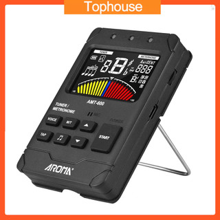 Bộ Chỉnh Dây Đàn Ghi Ta AROMA AMT-600 3 Trong 1 Màn Hình LCD 2.5-inch Có Thể Sạc Lại Tiện Dụng