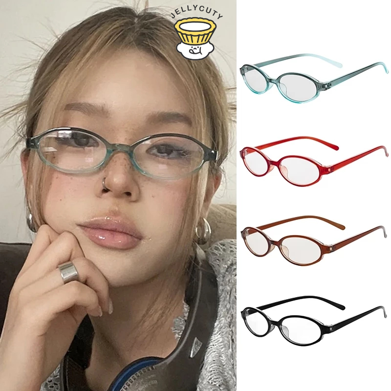 🍥jellycuty🍥 👓Kính Mát Y2K Vintage Màu Đỏ Trong Suốt Ống Kính Chữ Nhật Nẹp Kính Mắt Dành Cho Nữ Bé Gái Thời Trang Ngoài Trời Kính Mắt Cosplay Đồ | BigBuy360 - bigbuy360.vn