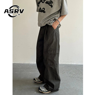 Asrv Quần Âu Nam Nữ Phong Cách Hàn Quốc Rời Thẳng Ống Rộng Quần Dài Oversize