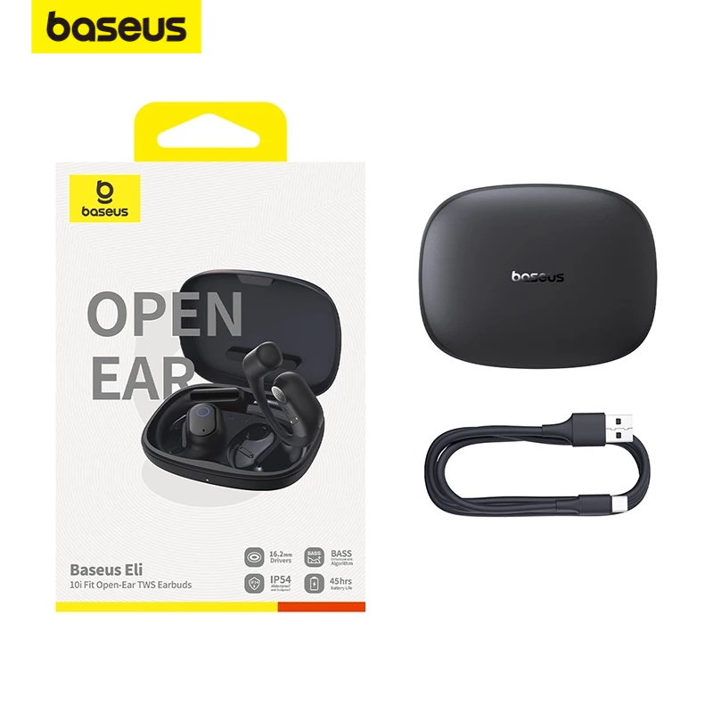 Tai Nghe Không Dây Baseus Eli 10i Fit TWS Tai Nghe Thể Thao Earbuds Móc Tai Chống Nước IP54 | BigBuy360 - bigbuy360.vn