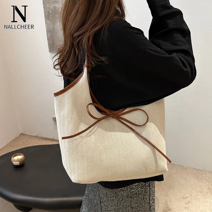 Nallcheer Túi xách nữ phong cách mới đa năng dung tích lớn Túi đeo vai nữ thời trang và đơn giản
