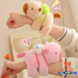 MENG NI Dễ thương Capybara Gấu bông Vòng đeo tay búp bê Cổ tay trẻ em Đồ chơi búp bê sang trọng