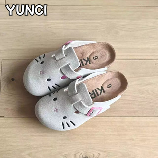 YUNCI  dép cross sục nữ 2024 HOTSALE Giày slip-on Phong cách thể thao Thấm hút mồ hôi Thoáng khí Mềm mại Điệu đà FLF24800TA 32Z240805