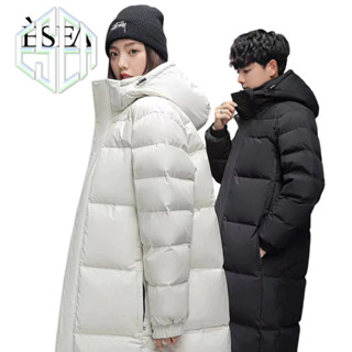 Esea Áo Khoác Phao Dày Dáng Dài Thời Trang Mùa Đông Phong Cách Hàn Quốc Ấm Áp Phong Cách unisex Có Thể Mặc Cả Nam Và Nữ