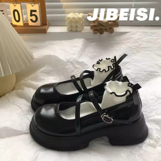 JIBEISI giày búp bê nữ 2024NEW Đế dày cao Thời trang Đế chống Đáng yêu  FDL2300MPI 41Z231011