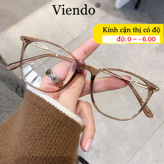  Gọng Kính Cận Giá Rẻ VIENDO Mắt Kính Cận Chống Ánh Sáng Xanh Tia UV Đổi Màu Khi Ra Nắng Thời Trang Trong Suốt Có Cắt Gọng Cận Theo Yêu Cầu Cho Nam Và Nữ 