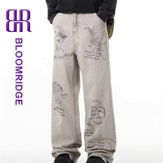 BLOOMRIDGE Đàn ông Quần jeans in họa tiết S-3XL