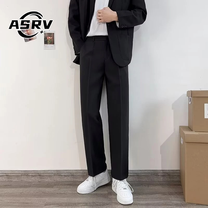 [11.11] Quần rộng ASRV Quần thẳng nam crop thường ngày