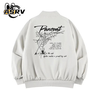 Bomber Áo khoác phi công ASRV Áo khoác đồng phục bóng chày in dày chống thấm nước