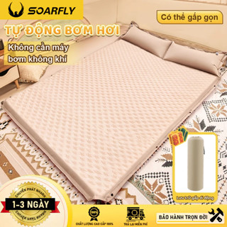 【Bơm Hơi Tự Động Đệm Hơi Dã Ngoại Đệm Tự Bơm Hơi 3cm Nệm cơ chế tự bơm hơi phù hợp du lịch dã ngoại Đệm Cắm Trại