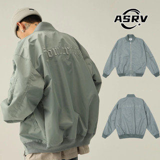 Áo khoác phi công ASRV Áo khoác thêu đồng phục bóng chày thông thường cho nam