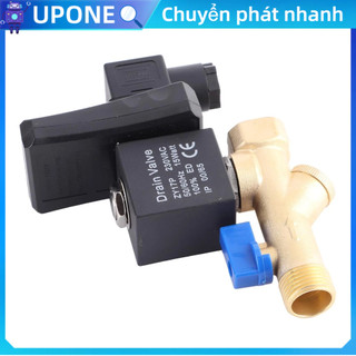 [Hàng Sẵn] Van xả nước tự động-Van xả hẹn giờ điện tử tự động G1/2 DN15 để quản lý nước ngưng của máy nén khí [UPONE]