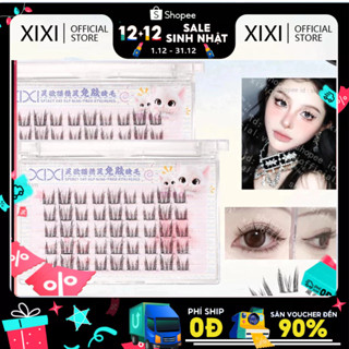 Xixi Spirit Cat Eye Mi Không Keo Dán Lông Mi Không Dính Lông Mi Giả Cho Nữ Thông Minh Tự Nhiên Dày Đơn Cụm Lông Mi Giả Phân Đoạn Hàng Mi Cá Nhân NO.JM-49