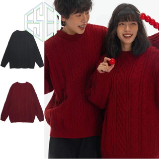  Áo Len Nam ESEA Thời Trang Năm Mới Giáng Sinh Phong Cách Trung Lập Cặp Đôi Áo Len Dệt Kim 