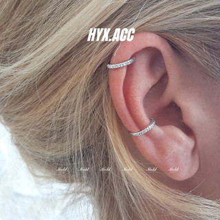  Bông Tai Nữ Kẹp Tai Tinh Tế Và Đơn Giản Zircon Hình Chữ U Không Gọn Tai 