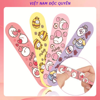 Dụng Cụ Dũa Móng Tay mini 9CM Họa Tiết Sọc Cát