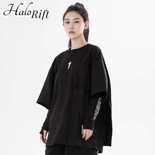 Áo thun nam ngắn tay HALORIFT mùa hè Mỹ cổ điển đường phố cao cấp xu hướng thời trang đẹp trai phong cách chức năng dáng rộng giản dị cổ tròn áo thun ngắn tay