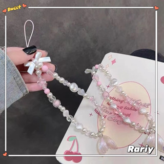 Nàng Tiên Cá HP Chain Ins Hàn Quốc Dây Đeo Điện Thoại Dễ Thương Dây Hoa Tulip Pha Lê Đính Hạt Dây Xích Điện Thoại-RY