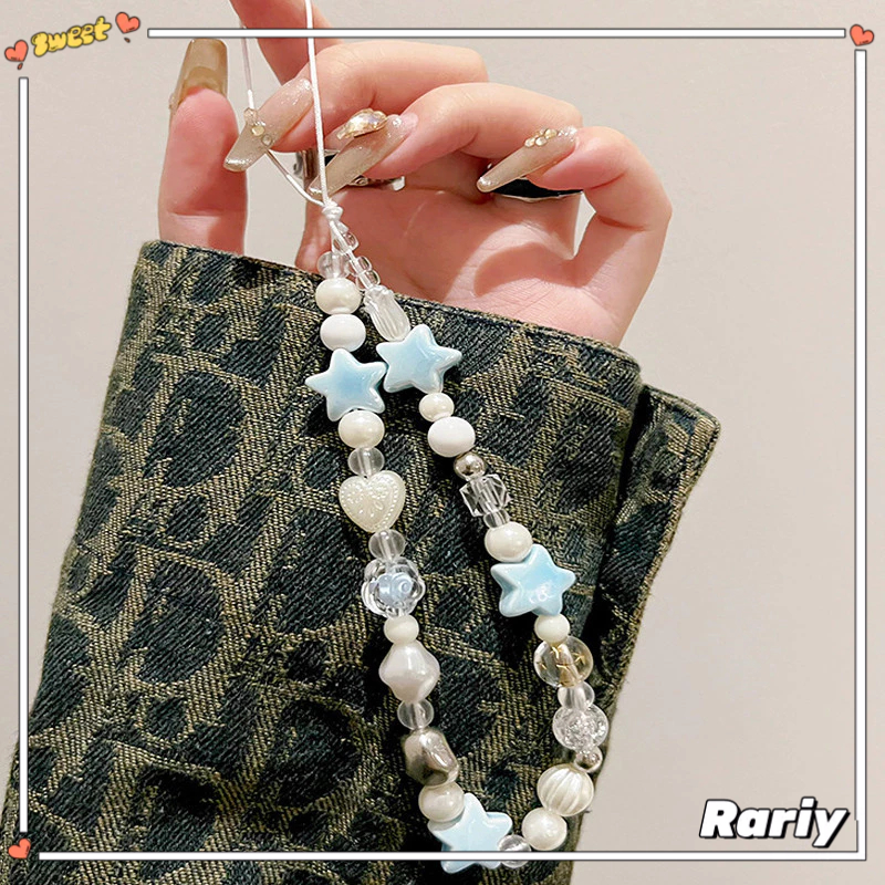 Dây đeo phụ kiện điện thoại charm strap hạt chuỗi nhiều mẫu dễ thương xinh xắn móc treo điện thoại·tai nghe -RY