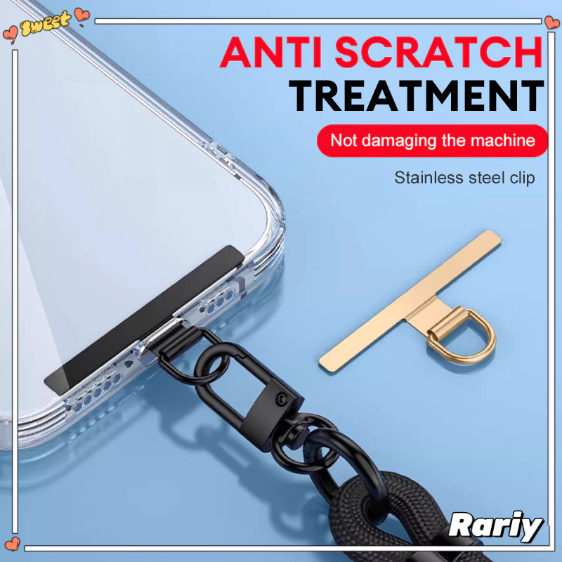 Kẹp điện thoại bằng kim loại mịn Dây buộc điện thoại Miếng đệm mỏng Tấm treo nhẹ-RY