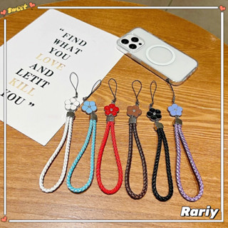 Sáng Tạo Cỏ Ba Lá Dây Điện Thoại Dệt Dây Điện Thoại Vỏ Điện Thoại Giấy Chứng Nhận Dây Buộc-RY