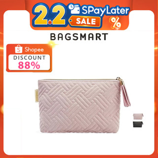 BAGSMART Túi đựng mỹ phẩm Túi đựng đồ trang điểm chống nước nhỏ cho phụ nữ, Túi đựng đồ vệ sinh cá nhân Hộp đựng đồ trang điểm