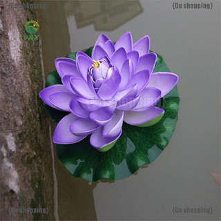 [V&X]Hoa Sen Giả Trang Trí Bể Cá 18cm