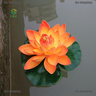 [V&X]Hoa Sen Giả Trang Trí Bể Cá 18cm