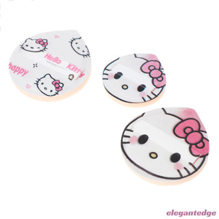  💟Elegant💟Sanrio Trang Điểm Bọt Biển Puff Hello Kitty Trang Điểm Che Khuyết Điểm Siêu Mềm Co Giãn Cotton Mặt Đế Trang Điểm Mỹ Phẩm Puff Dụng Cụ Làm Đẹp 