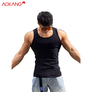 Áo thun thể thao nam AOKONG Áo thun thể dục mùa hè đáy cotton, thấm mồ hôi và đa năng