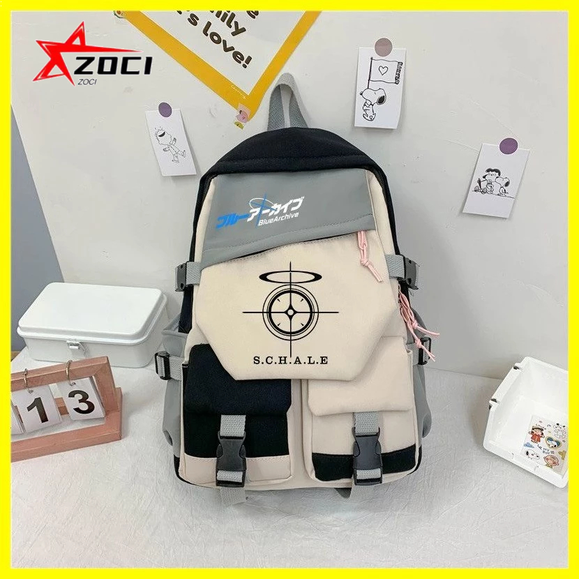 [Zoci] Schoolbag Blue Archive Sunaokami Shiroko Azure Blue Archive Hoshino Alice White Azusa Hai Chi