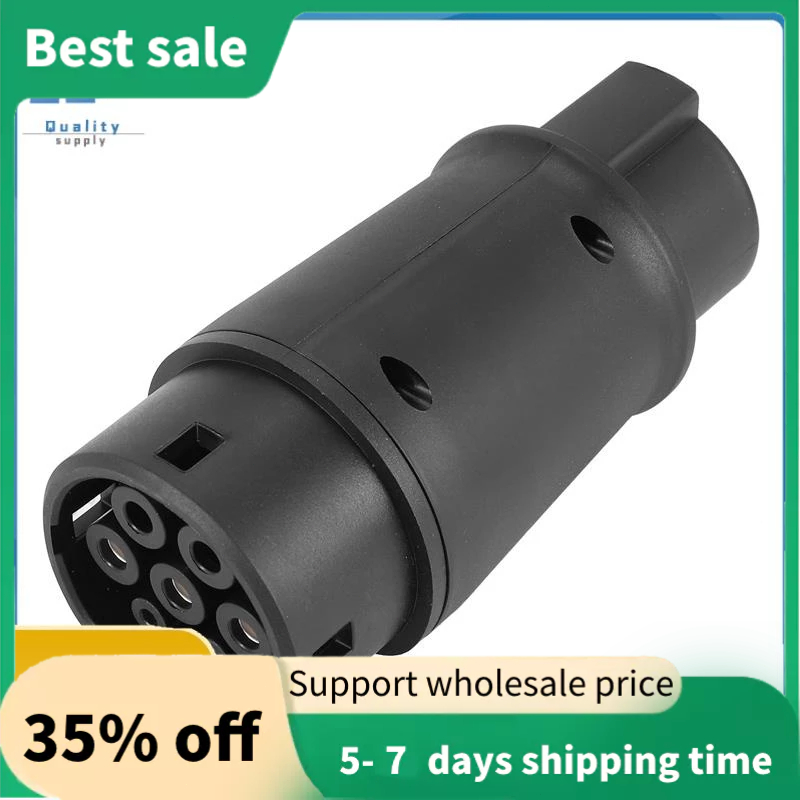 Bộ chuyển đổi EVSE tuyệt vời 32A J1772 Type 1 sang Type 2 Plug EV Adapter, Xe điện Xe sạc kết nối sạ