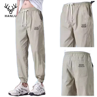  Quần thể thao nam Ice Silk nhẹ thông thường-Quần mỏng Joker thoải mái hàng ngày 